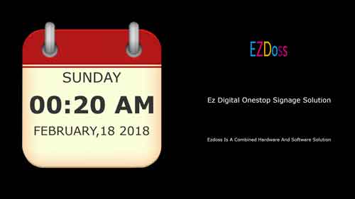 Avocet - Ezdoss Date Time Template